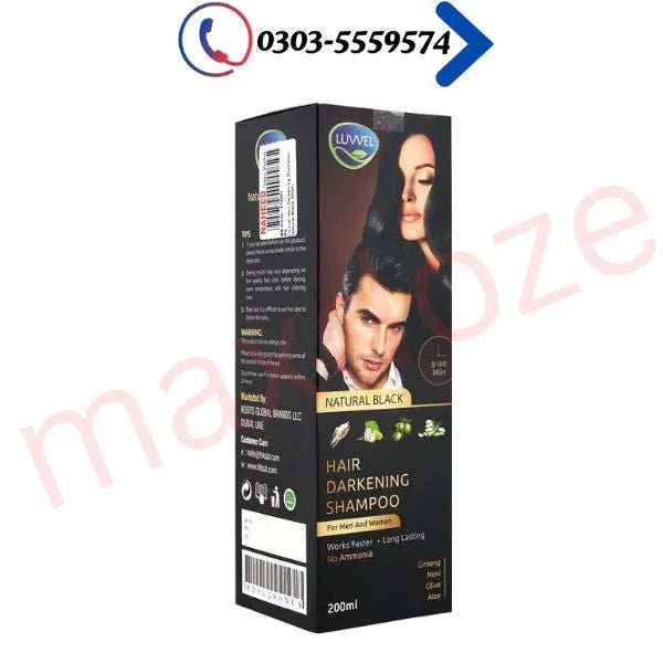 Luvvel Black Hair Color Shampoo Price in Pakistan