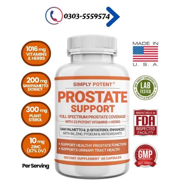 Simply Potent Prostate Support Capsules In Pakistan