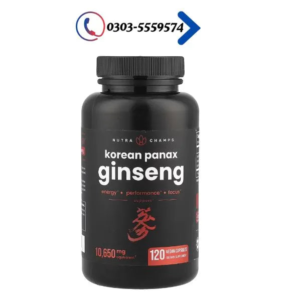 Korean Panax Ginseng Capsules Price In Pakistan
