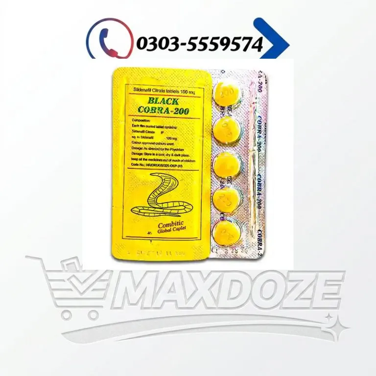 Black Cobra 200mg Tablets Price In Pakistan